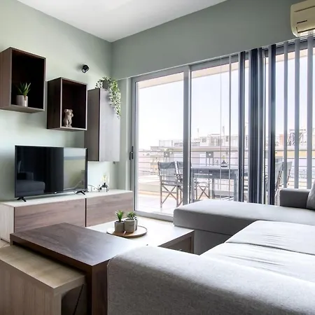 Apartmán Sunny & Cosy 2nd Floor With A Balcony Atény